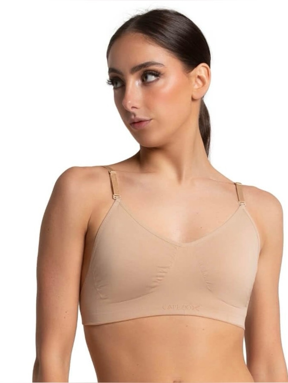 Capezio Seamless C Back Bra Women’s US Size XS Beige